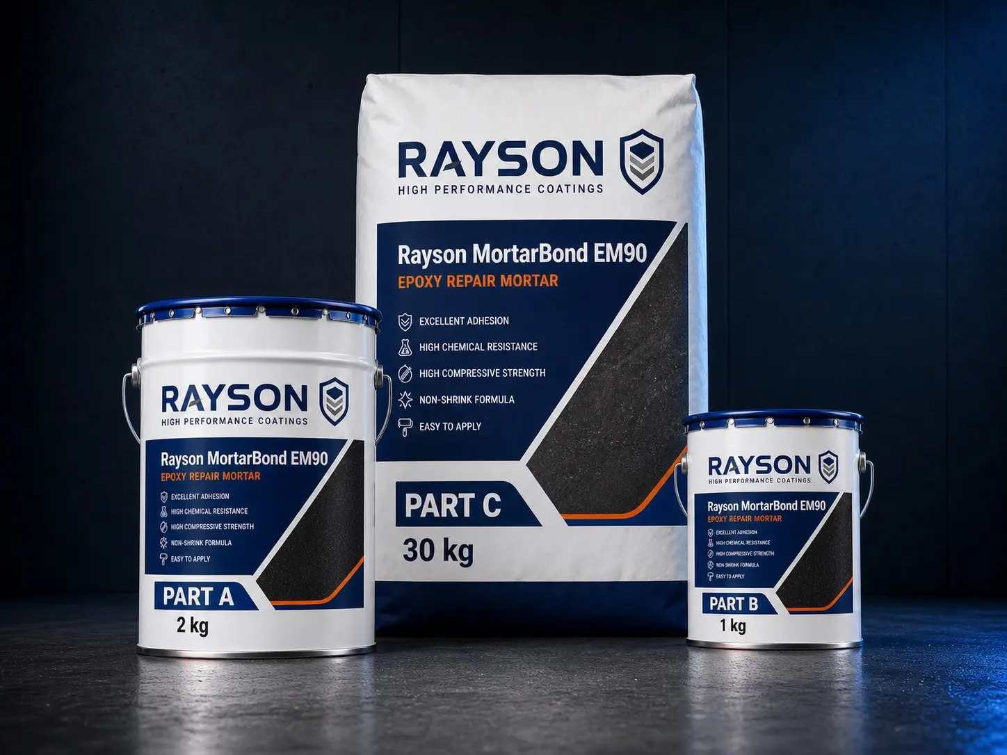 Rayson MortarBond EM90 — Repair mortars & compounds