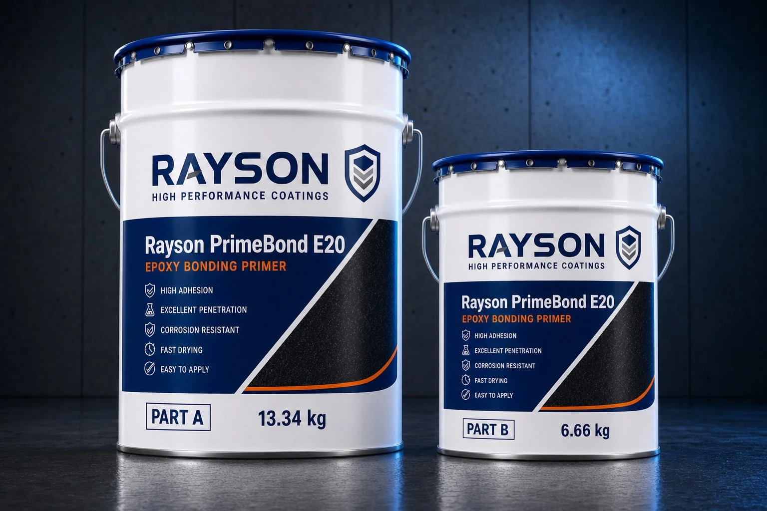 Rayson PrimeBond E20 real product packaging and supplied components