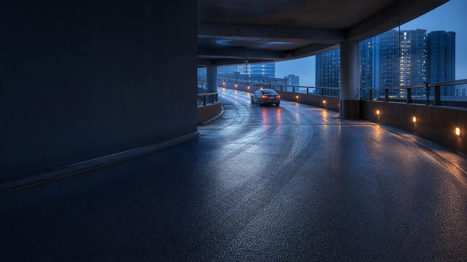 Car parks — Ramps, waterproofing & tyre wear
